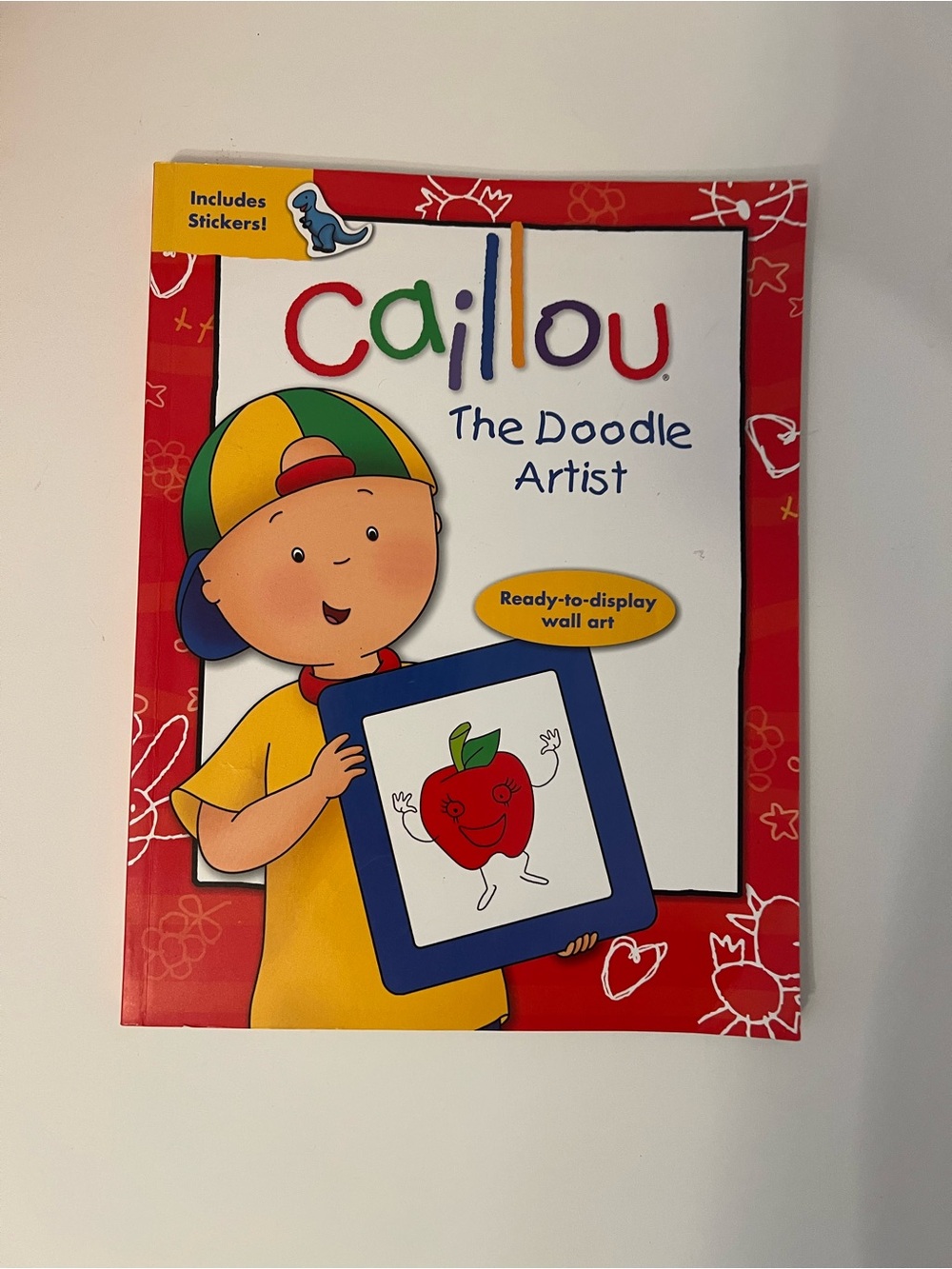 Caillou: The Doodle Artist Book - Red & Yellow